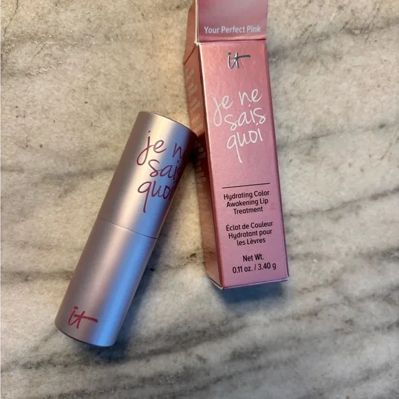 NWT it Cosmetics Je ne sais quoi lip treatment your perfect pink lip balm - Picture 2 of 9